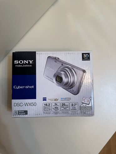Fotokameralar: Orjinal Sony Cyber-shot DSC-WX50 modelidir. Yenidir və heç istifadə