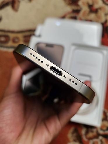Apple iPhone: IPhone 15 Pro, 128 GB, Natural Titanium, Sənədlərlə — 9