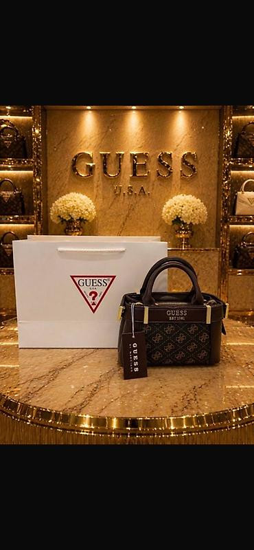 iş cantası: GUESS qadın çanta - Brend: GUESS (EST 1981) - Model: Kiçik ölçülü — 1