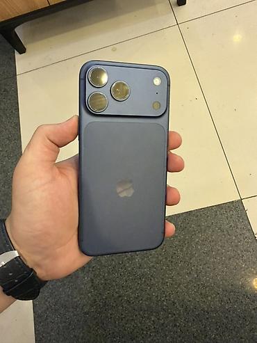 iphone 14 pro max silver: IPhone 17 Pro Max, 256 GB, Mavi, Zəmanət — 5