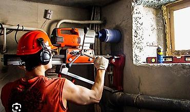 Сверление, бурение: Алмазное бурение отверстий в бетоне, железобетоне, кирпиче и камне — 5