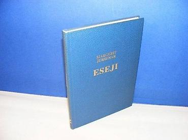second hand: ESEJI Margerit Jursenar književna zajednica novog sada 1991 tvrd — 1