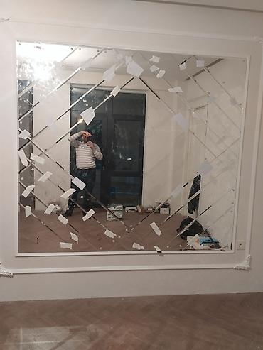 vinil divar: Güzgü Divar üçün, Dekorativ, Çərçivə ilə — 2
