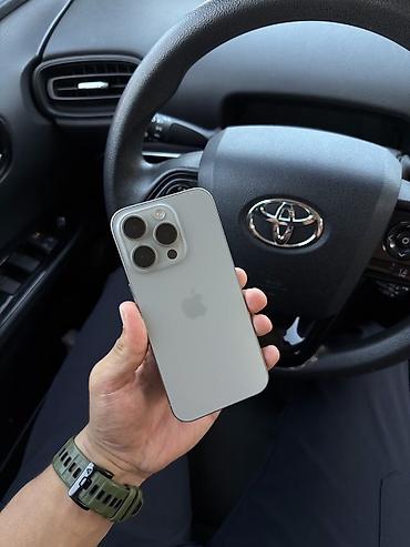 IPhone 15 Pro, Б/у, 256 ГБ, Natural Titanium, Кабель, 81 % at lalafo.kg IPhone 15 Pro, Б/у, 256 ГБ, Natural Titanium, Кабель, 81 %