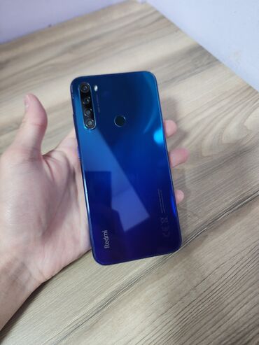 чехол redmi note 8 pro: Xiaomi, Redmi Note 8, Б/у, 128 ГБ, цвет - Синий, 2 SIM