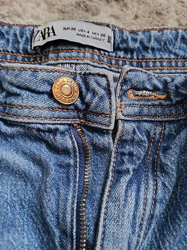 levis cena: Zara ženske farmerke – model od klasičnog plavog denima - Brend: Zara — 2