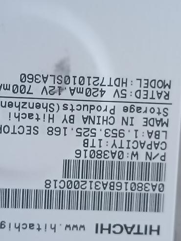 wd 1000: Накопитель для ПК, Б/у, Hitachi, HDD, 1 ТБ, 3.5", Для ПК — 2