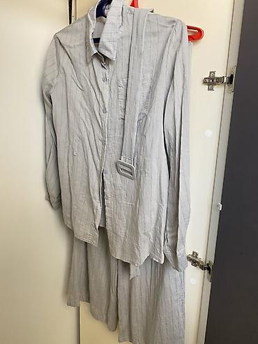 Другая женская одежда: Набор одежды (4 предмета): 1) Платье-абайя голубого цвета с белой — 16