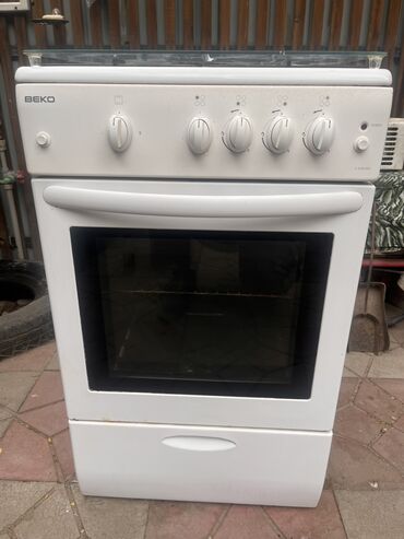 Кухонные плиты и варочные поверхности: Beko, Комбинированная, Механическое, Напольная, Б/у, Полная оплата