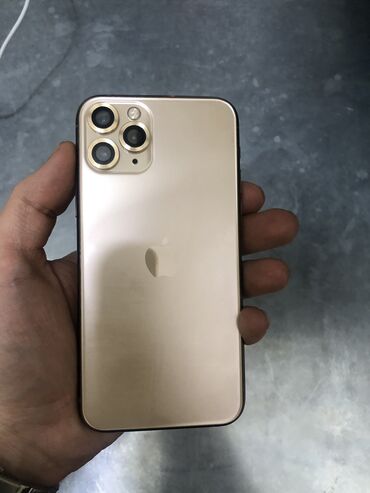 айфон икс эс 128 гб: IPhone 11 Pro, Колдонулган, 64 ГБ, Matte Gold, 81 %