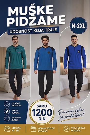 tip top ivanjica: Muške pidžame – udobnost koja traje - Veličine: M – 2XL - Prijatan — 1