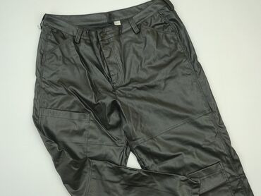 spódniczka czarne bershka: Material trousers, H&M, XL (EU 42), condition - Very good