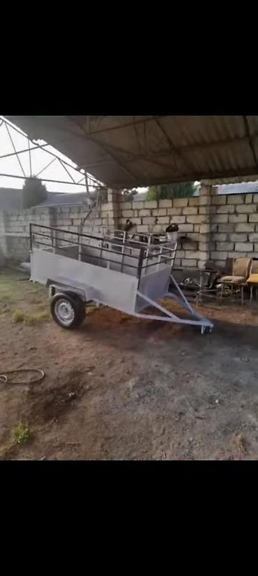 dort tekerlekli motor: Qoşqular – möhkəm metal karkas və taxta döşəmə ilə. Xüsusiyyətlər: - — 4