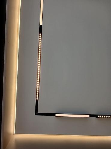 duz lampası: Led Çılçıraq, 1 lampa, Metal — 5