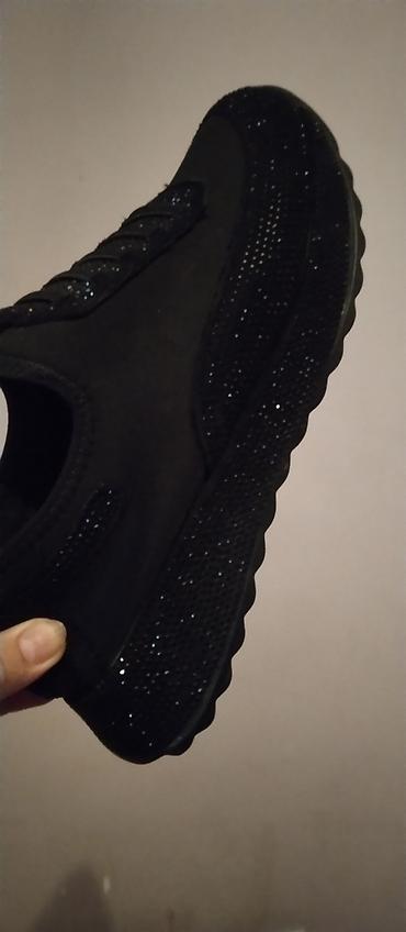 Tərliklər: Qara rəngli qadın slip-on idman ayaqqabısı - Model: slip-on — 7