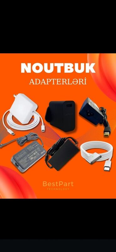 Noutbuklar üçün adapterlər: Bizdə noutbuk adapterləri geniş çeşiddə mövcuddur. Müxtəlif modellər — 2