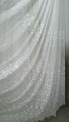 Шторы и занавески: Лен, С вышивкой, Изготовление на заказ, Новый, Для балкона, Для беседки, Для дачи — 4