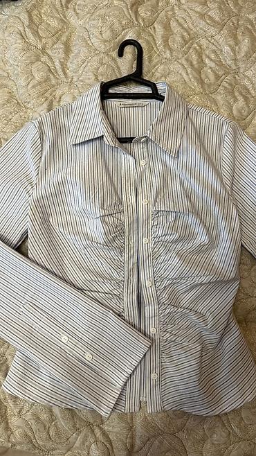 stradivarius az: Qadın köynəyi – zolaqlı, bədənə oturan kəsim - Rəng və naxış: açıq — 4