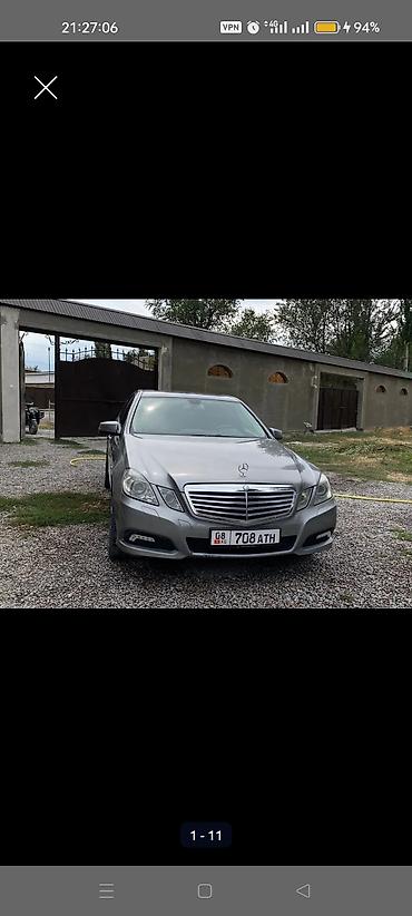 енкар авто: Mercedes-Benz E-Class: 2010 г., 2.2 л, Автомат, Дизель, Седан — 4