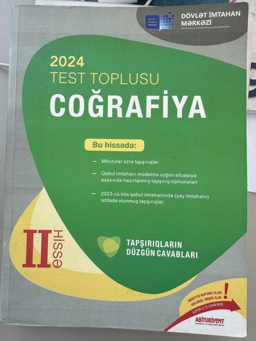 cografiya mesele kitabi: Dim 2ci hisse cografiya cox az islenib ici temizdir