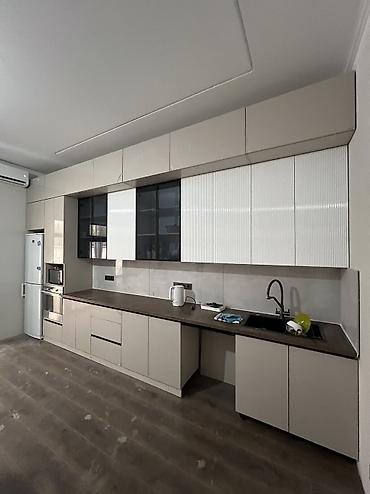 silver kitchen: Кухонный набор на заказ, МДФ с плёнкой ПВХ, По договорённости, Бесплатная доставка, Дизайн, проект — 5