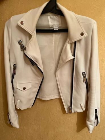 демисезонные куртки с капюшоном: Женская куртка S (EU 36), M (EU 38), цвет - Белый