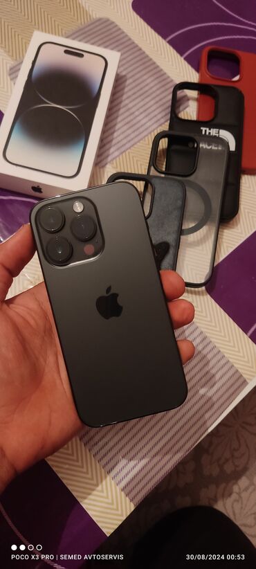 iphone 14 pro baku: IPhone 14 Pro, 128 ГБ, Черный, Face ID