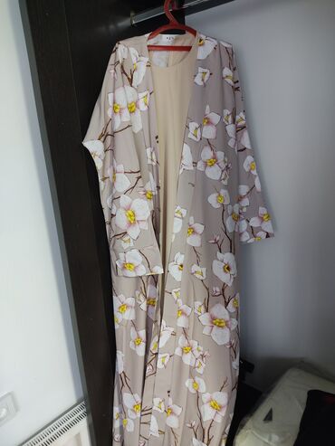 платье бишкек: Повседневное платье, Лето, Длинная модель, XL (EU 42)