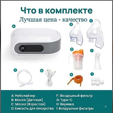 Ингаляторы, небулайзеры: Портативный ультразвуковой небулайзер (ингалятор) — Здоровье всей — 1