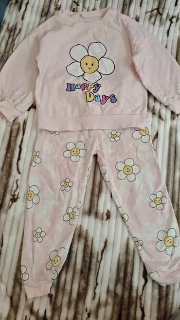 детский костюм русалки: Uşaq pijama dəsti – 2 parçalı - Rəng: açıq çəhrayı - Üst: uzunqol