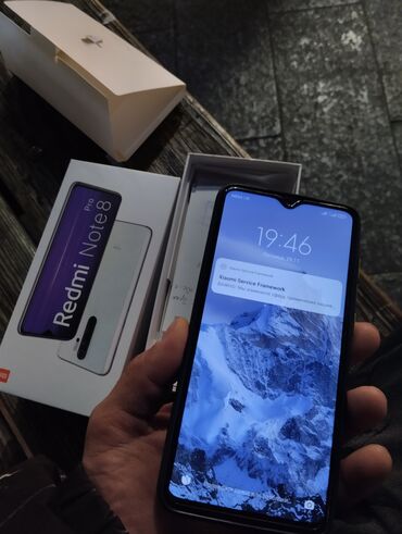 Redmi: Redmi, Redmi Note 8 Pro, Новый, 64 ГБ, цвет - Черный, 1 SIM, 2 SIM