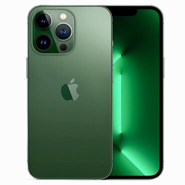 IPhone 13 Pro, Б/у, 256 ГБ, Alpine Green, Зарядное устройство, Чехол, Коробка, 90 %