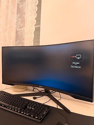 Monitorlar: Samsung odyssey G5 34 inch curved ekran (Yeni Kimidir) hec bir — 1