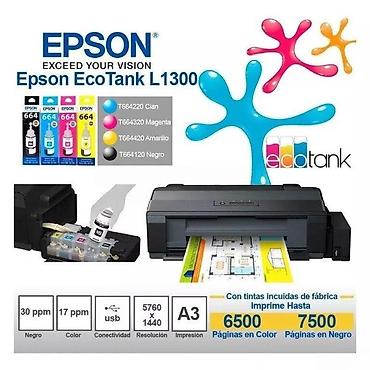 epson l1300: Printer "ECOTANK Epson L1300 (C11CD81402-N) +A3 Ultra-low-cost — 4