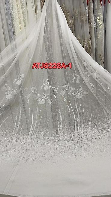 sap: Model: AXP0239A (2, 3, 4) Təsvir: - Zərif tül pərdə parçası – şəffaf — 1