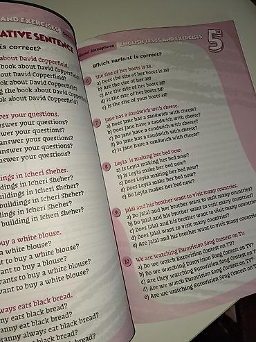 ingilis 5 ci sinif pdf: Məhsul: “English: Tests, Exercises & Vocabulary – 5” (Manafova — 2