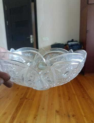 Digər dəstlər və servizlər: Kəsimli şüşə qablar dəsti - Material: qalın, şəffaf kəsimli şüşə - — 7