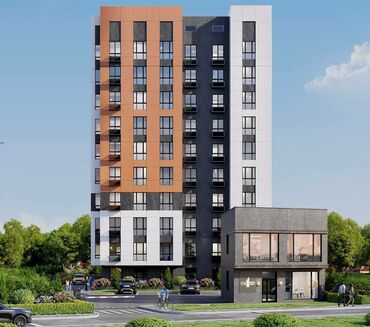 1 ком квартира джал: 2 комнаты, 63 м², Элитка, 8 этаж, ПСО (под самоотделку)