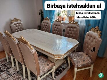 ucuzluq mebel evi: Комплекты столов и стульев