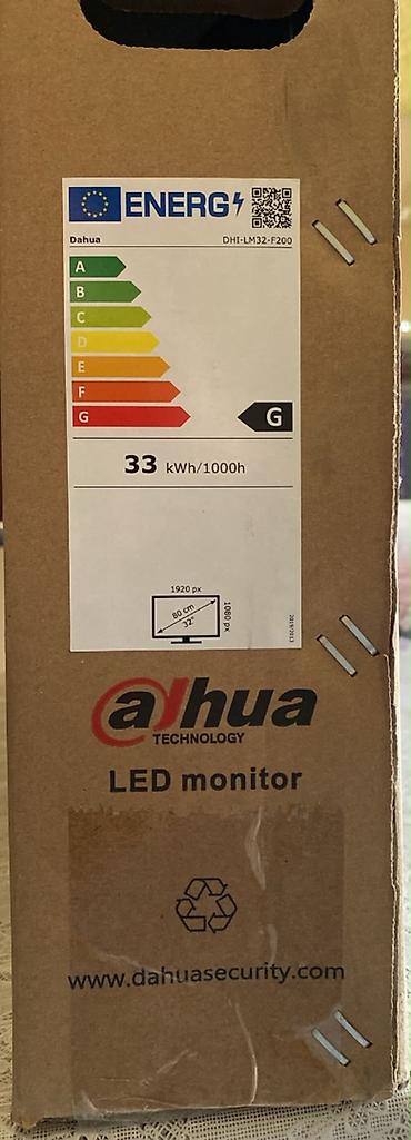 Monitorlar: Yeni! Dahua DHI-LM32-F200 32” Full HD LED Monitor (Qutu açılmayıb) — 1