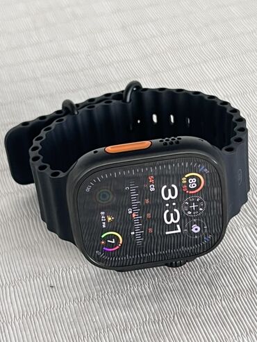 a03 core: Умные часы Apple Watch Ultra 2 в черном корпусе с черным ремешком