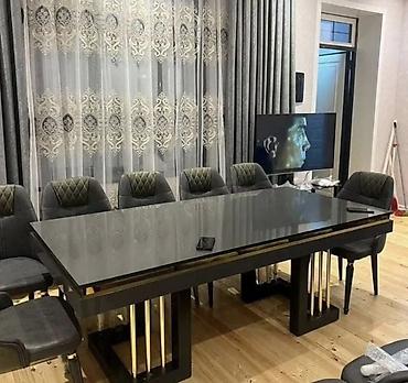 Masa və oturacaq dəstləri: Açılmayan, Dördbucaq masa, 6 stul — 11