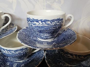 Ostali antikviteti: Solje engleske za kafu,caj Crown Ducal iz 70ih.god. Solje engleske — 7