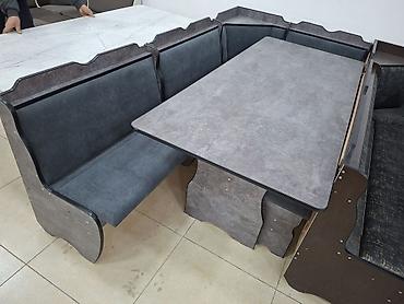 silver kitchen: Кухонный мягкий уголок, Новый, ЛДСП, цвет - Белый — 7