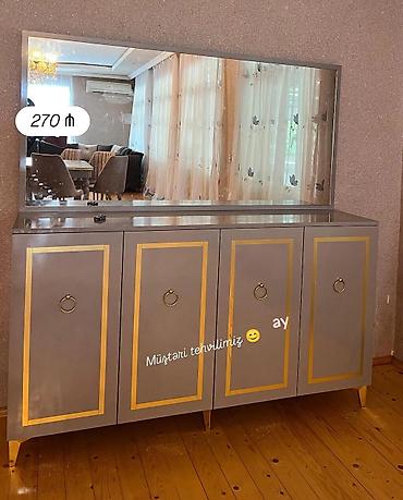 🪑 *Güzgülü Kamod* – Yeni sifarişlə hazırlanır 🔹 Ölçü: 160× 40 × 160 sm