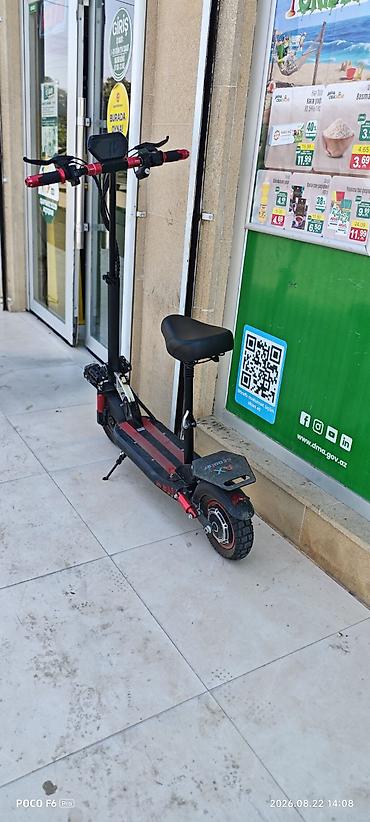 velosiped 3 teker: Elektrik skuter – oturacaqlı, amortizatorlu, güclü təkərli - Model — 3