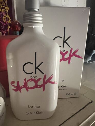 Lepota i zdravlje: ORIGINAL Calvin Klein parfem ONE SHOCK Par puta prsnut.Nedostaje oko