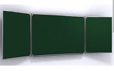 школьный мел: Комплект парты и стула, Новый, Самовывоз, цвет - Зеленый — 2