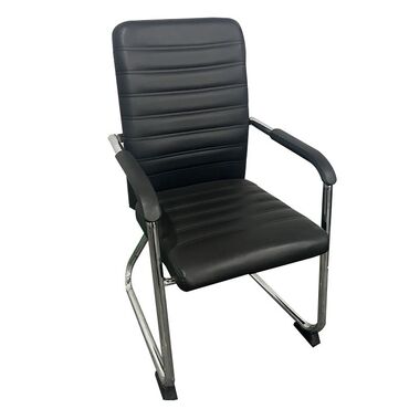 Офисные стулья: Офисный стул, цвет - Черный, Другой материал — 7