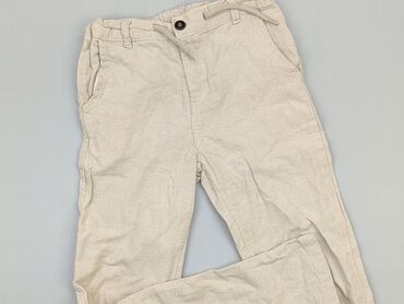jeansy z wysokim stanem na gumce: Jeans, Little kids, 8 years, 122/128, condition - Good